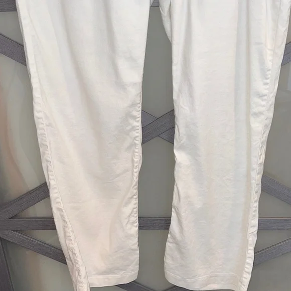 NYDJ White Linen Straight-Leg Trouser - Picture 5 of 12